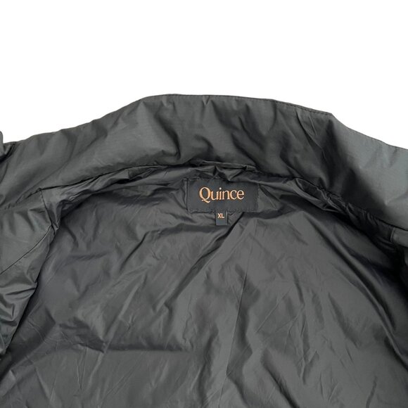 Quince Womens Hybrid Insulated Lightweight Puffer Vest Black XL Minimalist - Picture 4 of 8